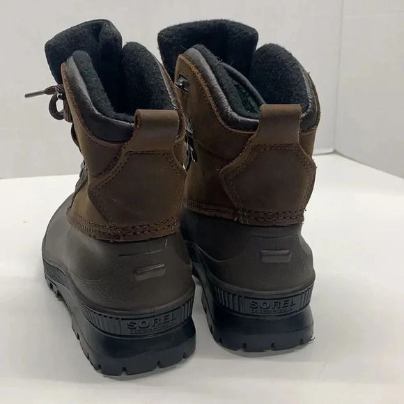 Sorel Waterproof Snow Winter Rain Boots Lace Up Brown Vintage Canada Women's 6 - Picture 4 of 8